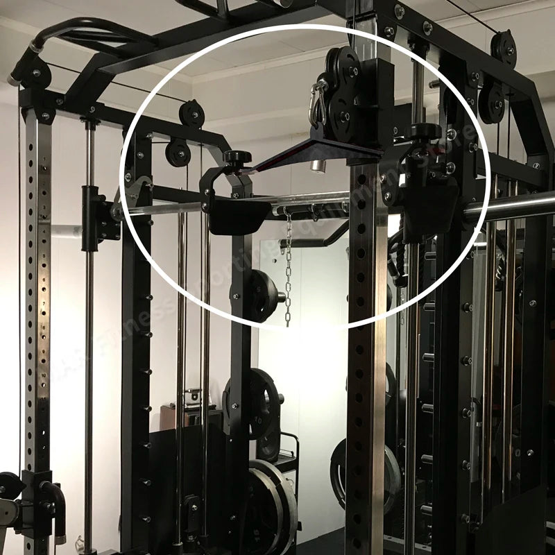 Home Gym Lat Pull Down Bar,Pulley Cable Machine Attachments,Muscel Training Stretcher, Bodybuilding Fitness Equipment, Accessor