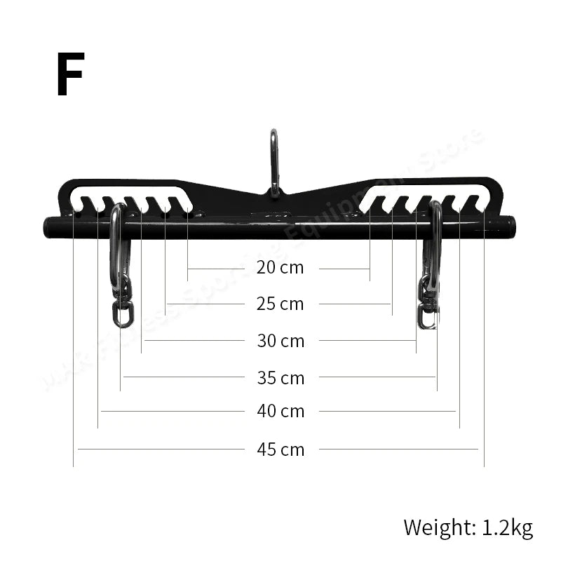 Home Gym Lat Pull Down Bar,Pulley Cable Machine Attachments,Muscel Training Stretcher, Bodybuilding Fitness Equipment, Accessor