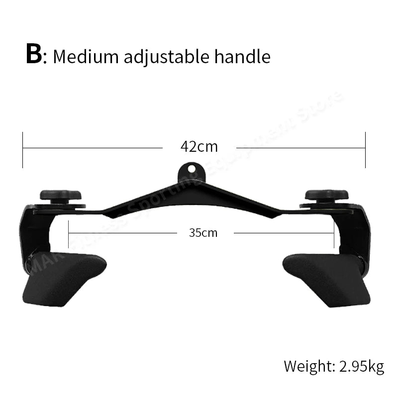 Home Gym Lat Pull Down Bar,Pulley Cable Machine Attachments,Muscel Training Stretcher, Bodybuilding Fitness Equipment, Accessor