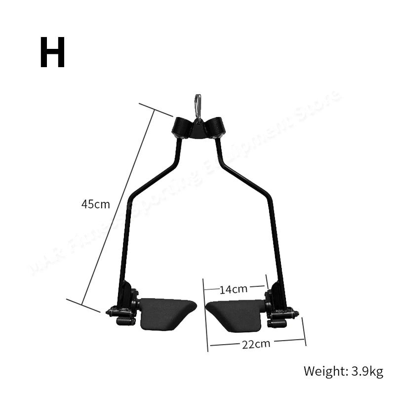 Home Gym Lat Pull Down Bar,Pulley Cable Machine Attachments,Muscel Training Stretcher, Bodybuilding Fitness Equipment, Accessor