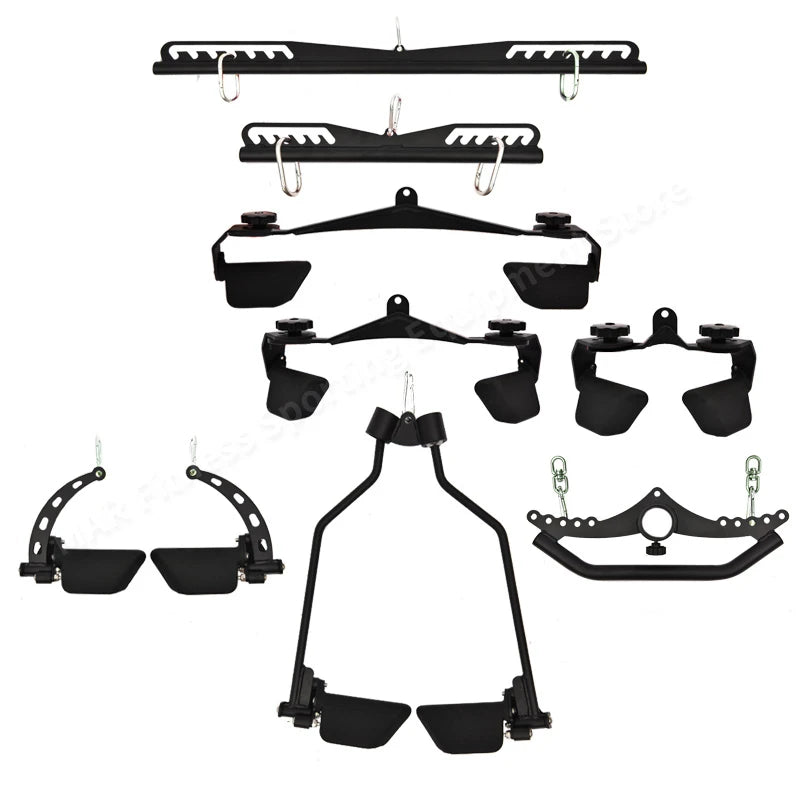 Home Gym Lat Pull Down Bar,Pulley Cable Machine Attachments,Muscel Training Stretcher, Bodybuilding Fitness Equipment, Accessor