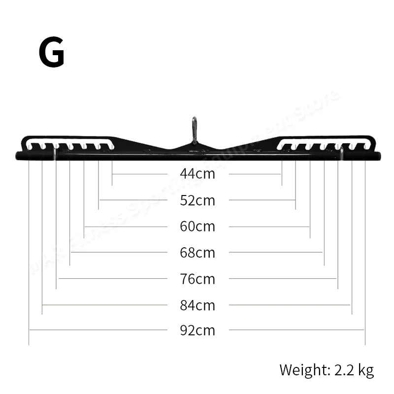 Home Gym Lat Pull Down Bar,Pulley Cable Machine Attachments,Muscel Training Stretcher, Bodybuilding Fitness Equipment, Accessor