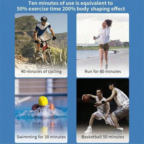 ABS Fitness Belt Muscle Training EMS Trainer Muscle Stimulator USB Rechargeable Home Gym Exercise Machine For Men And Women