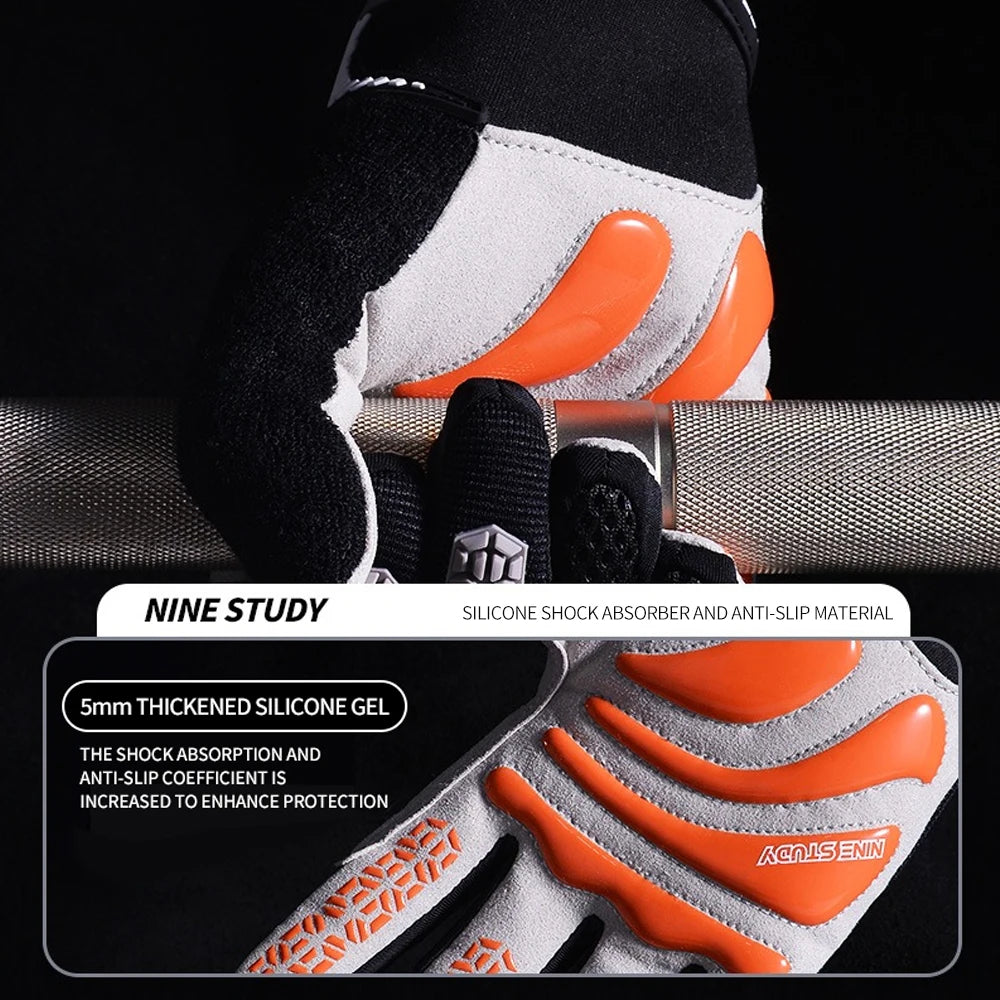 Full Finger Fitness Gloves for Gym Cycling Frisbee Sports Anti-Slip Breathable Workout Training Gloves Men Women Palm protection