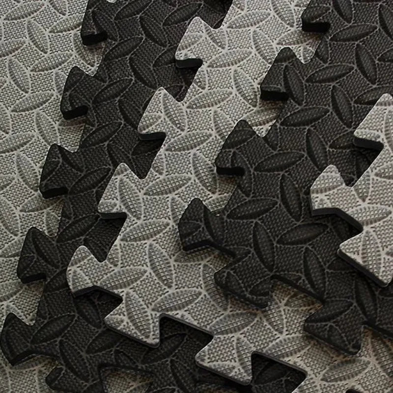 6/12 Piece Fitness Foam Mat Gym Floor Protection Interlocking Anti Skid Mats for Home Fitness Equipment Waterproof Fitness Mat