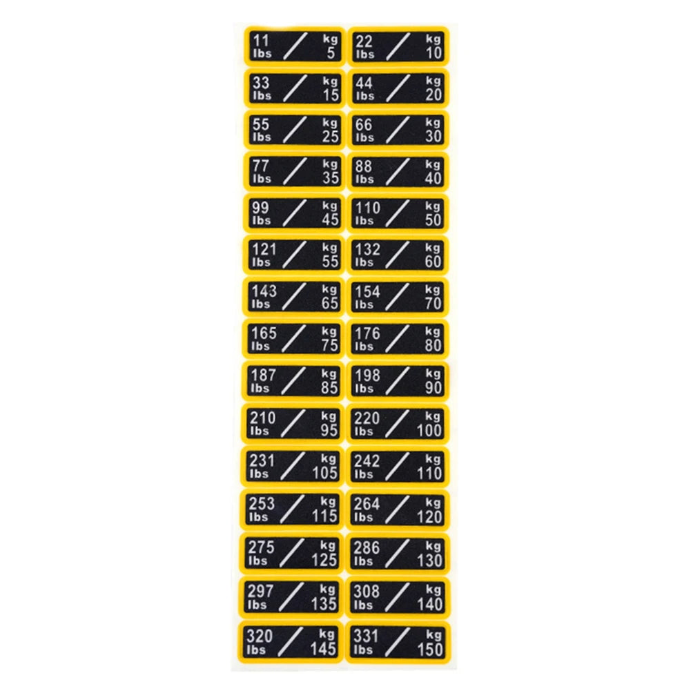Fitness Equipment Weight Stickers Gym Weight Stack Labels Fitness Equipment Weight Block Stickers For Home Gym ﻿applies