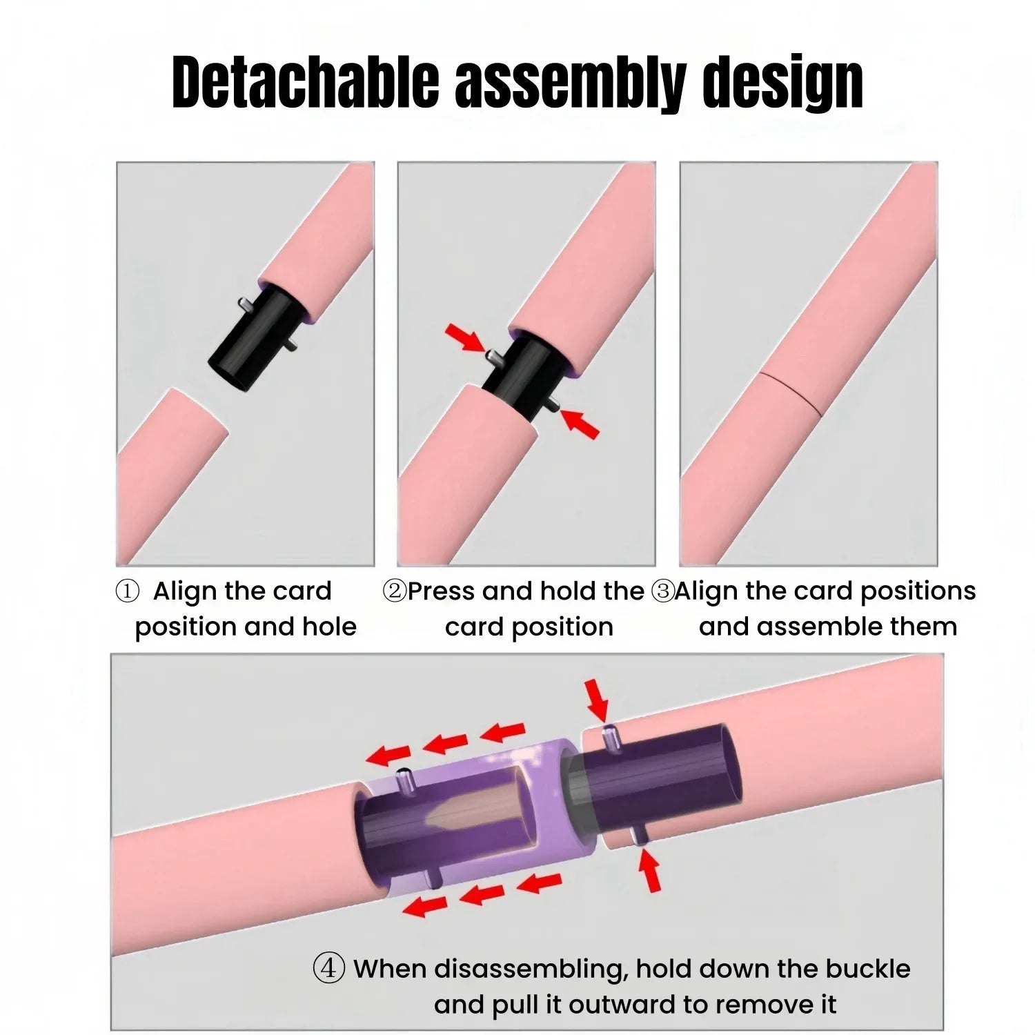 Portable Yoga Pilates Bar Stick with Resistance Band Home Gym Muscle Toning Bar Fitness Stretching Sports Body Workout Exercise