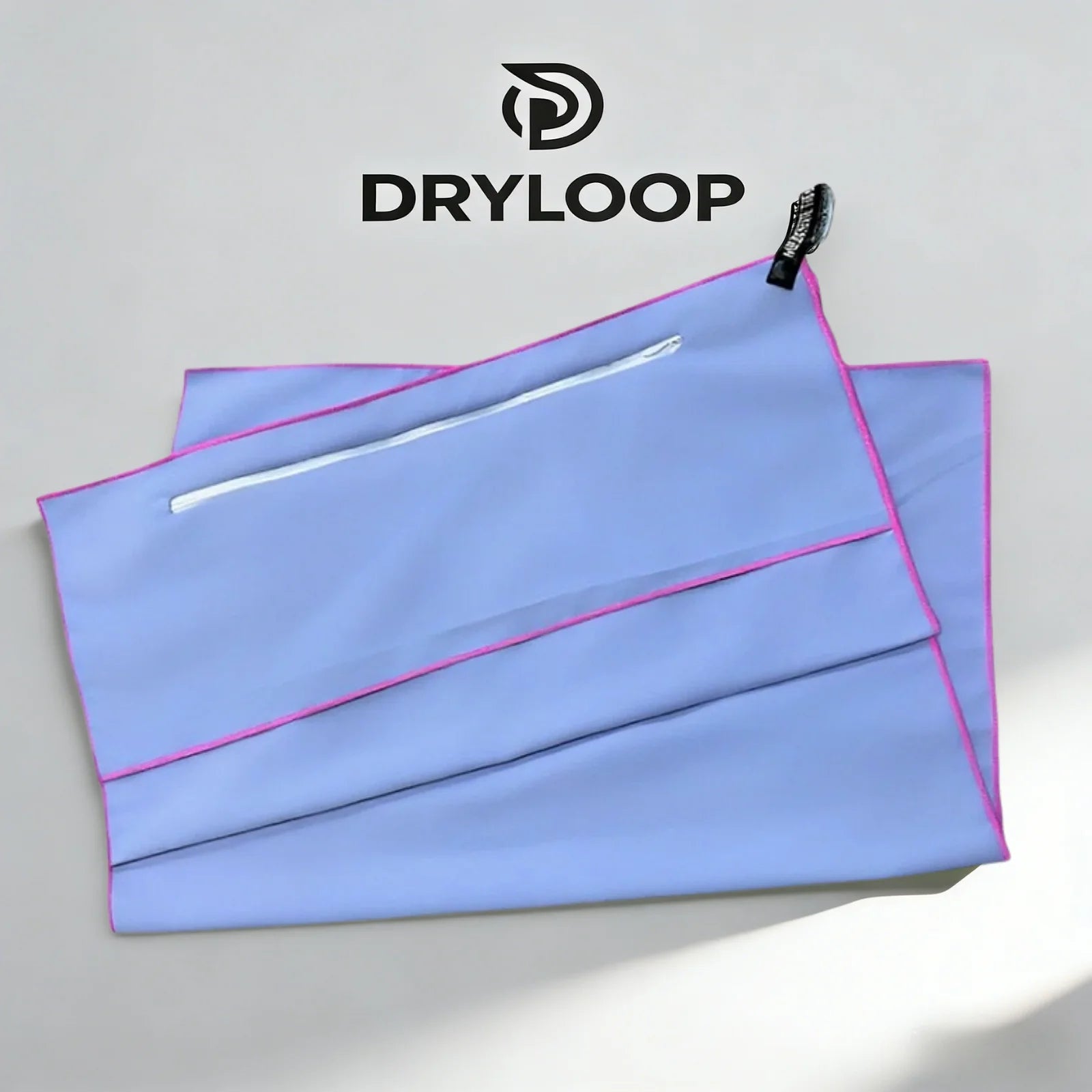 Gym Fitness Sports Towel with Zipper Pocket - Quick Dry Sweat-Wicking Stores Phone/Keys for CrossFit Training Workout Weightlift