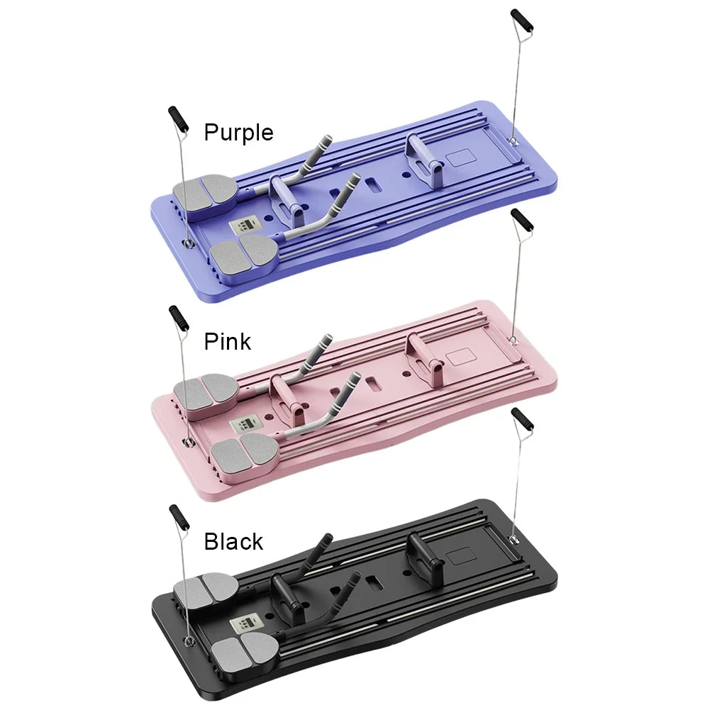 Multifunctional Fitness Board Exercise Machine Non Slip Abdominal Board Automatic Rebound Push Up Board with Timer for Home Gym