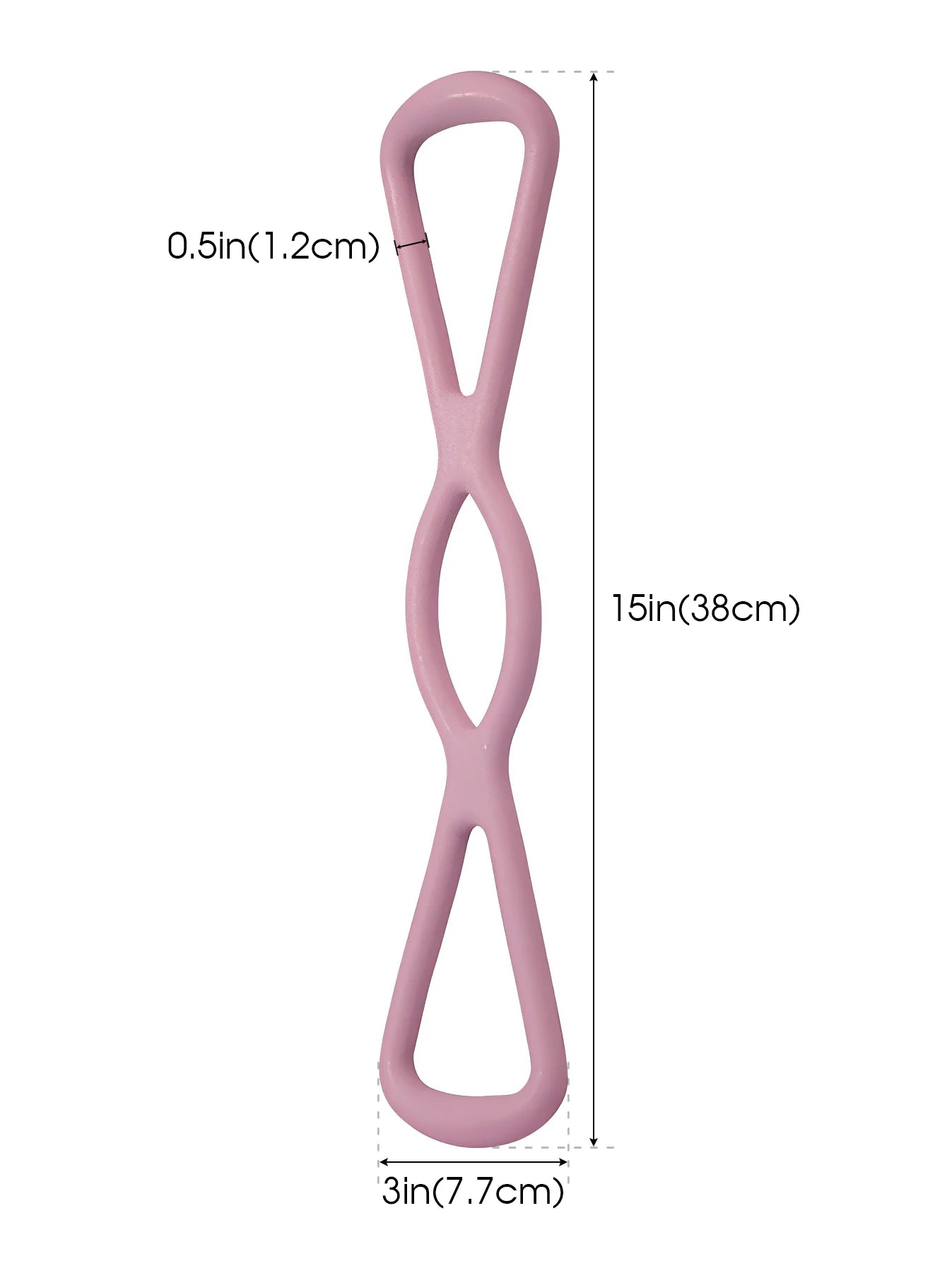 Yoga Resistance Band 8-Shaped Fitness Resistance Band Elastic Training Arm Back Shoulder Exercise Stretching Pilates Tool