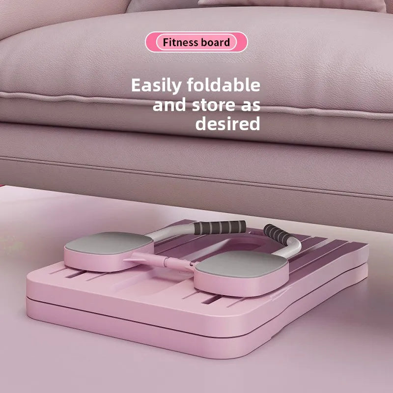 Multifunctional Fitness Board Exercise Machine Non Slip Abdominal Board Automatic Rebound Push Up Board with Timer for Home Gym