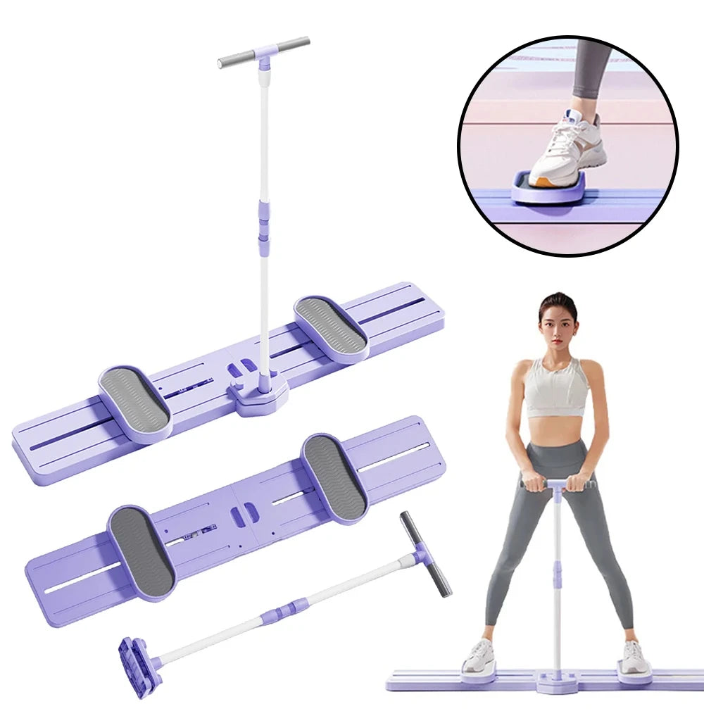 Fitness Ski Machine Pelvic & Hip Strengthener Non Slip Simulated Ski Trainer Pelvic Floor Muscle Exercise Equipment for Home Gym