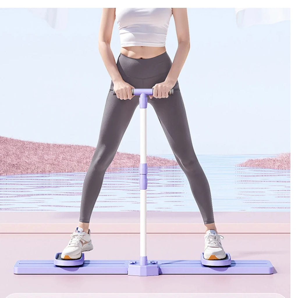 Fitness Ski Machine Pelvic & Hip Strengthener Non Slip Simulated Ski Trainer Pelvic Floor Muscle Exercise Equipment for Home Gym