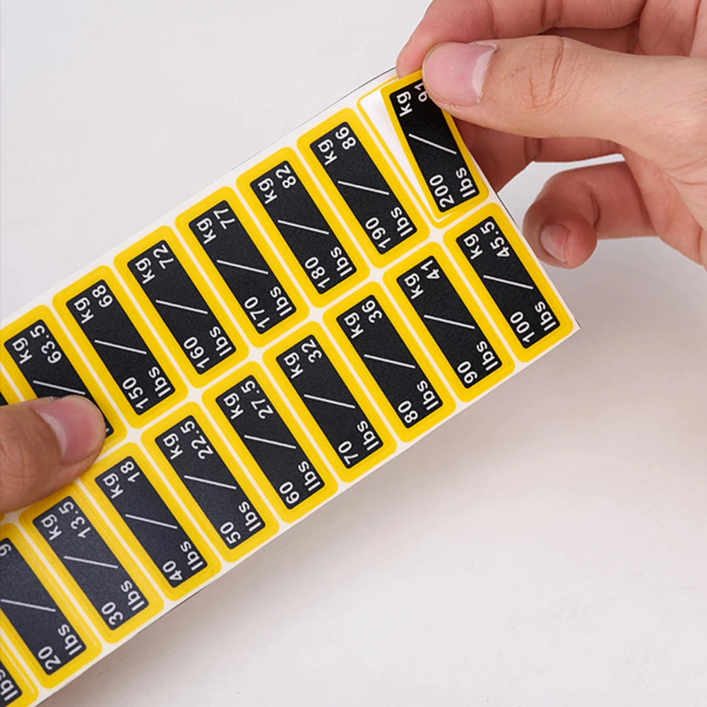 Fitness Equipment Weight Stickers Gym Weight Stack Labels Fitness Equipment Weight Block Stickers For Home Gym ﻿applies