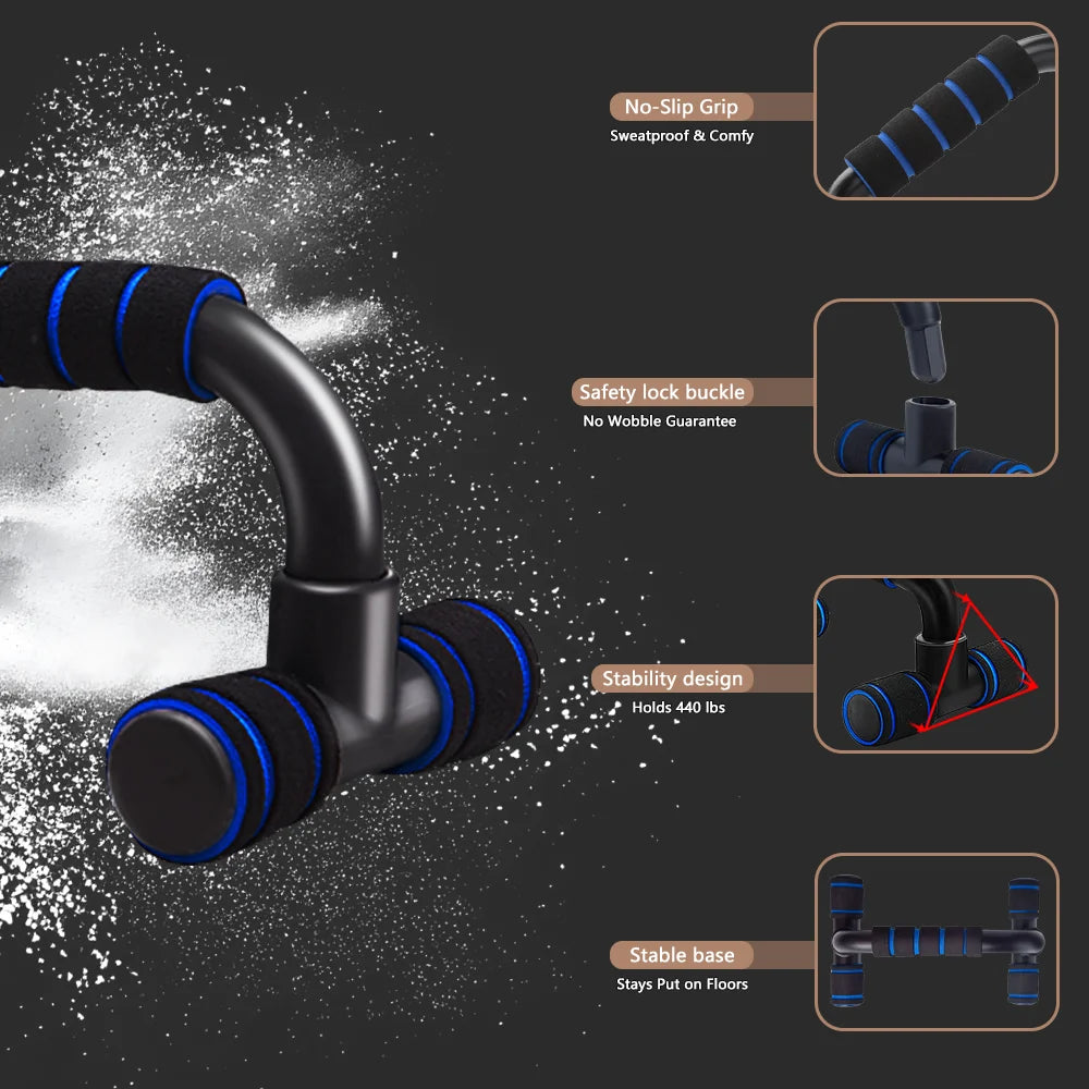 Push-Ups Stands, Fitness Press Up Bar with Non-Slip Foam Handles for Arms, Chest and Shoulder Training Gym home Workout Exercise